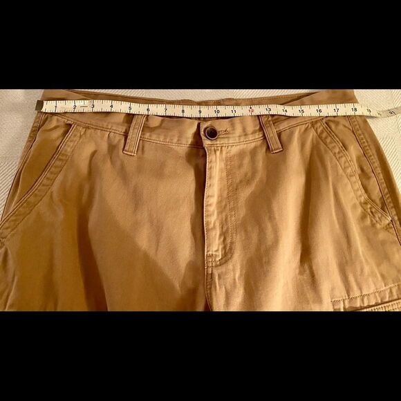 Sonoma Cargo Pants Mens 36x30 Tan Brown Relaxed Straight Leg - Picture 4 of 7